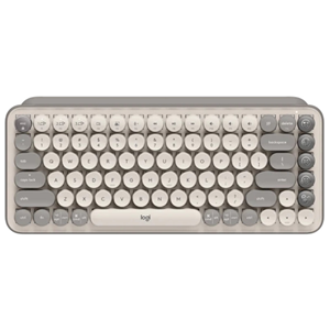 Logitech POP Keys Wireless Mechanical Keyboard w/Emoji - Sand – Keyboards | ACP Online