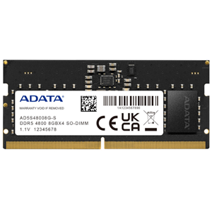ADATA 32GB DDR5-4800 2048x8 SODIMM Lifetime wty – Memory - Notebooks | ACP Online