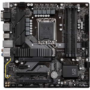 Gigabyte B760M-D3H DDR4 mATX LGA1700 Motherboard – Motherboards | ACP Online