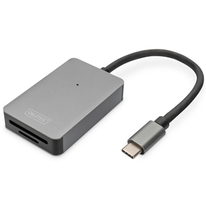DIGITUS USB-C Card Reader, 2 Port, High Speed – USB Accessory | ACP Online