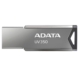ADATA UV350 USB3.2 64GB Flash Drive Silver – Drives - Flash/Pen | ACP Online