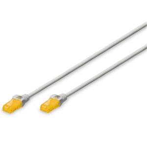 Digitus UTP Slim CAT6 Patch Lead - 2.5M Grey – Cables - Patch & Network | ACP Online