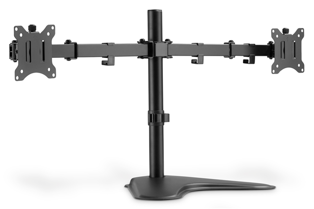 Digitus Dual Monitor Stand 15-32", 2x 8 kg (max.), black – Mount Brackets (LCD & Proj) | ACP Online