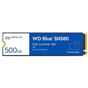 WD Blue 500GB SN580 PCIE M.2 2280 3D NVMe SSD – Drives - SSD | ACP Online