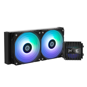 Zalman Alpha2 24 ARGB Black Liquid Cooler - Dual 120mm Fan 5yr w – Fans | ACP Online