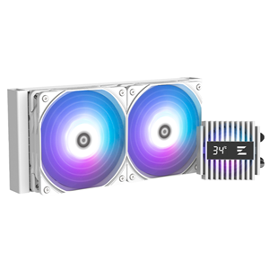Zalman Alpha2 24 ARGB WhiteLiquid Cooler - Dual 120mm Fan 5yr w – Fans | ACP Online