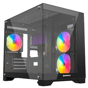 Raidmax i600 MATX Mini-Tower Case Tempered Glass Black with ARGB – Cases - OEM PC | ACP Online