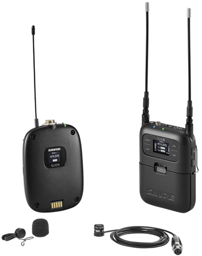 Shure Portable Wireless Bodypack with WL185M Lapel Microphone – VC Video Conference | ACP Online