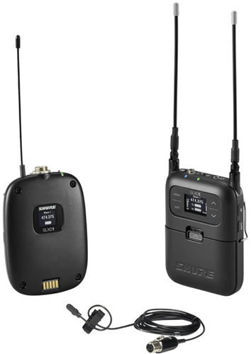Shure Portable Wireless Bodypack with DL4B Lapel Microphone – VC Video Conference | ACP Online