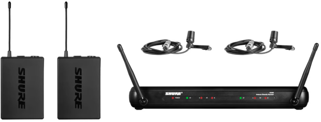 Shure SVX Wireless Dual Lapel System – VC Video Conference | ACP Online