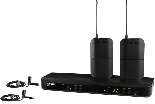 Shure BLX188 Wireless Dual Lapel System – VC Video Conference | ACP Online