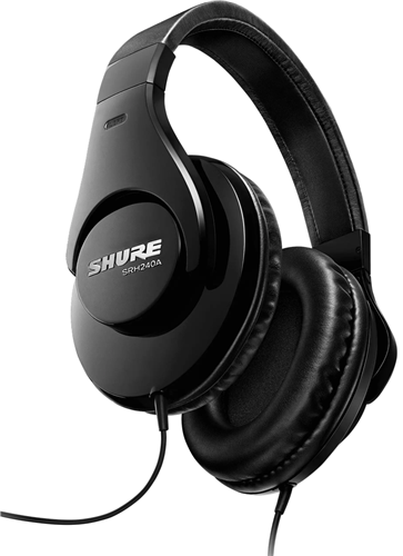 Shure SRH240A Closed Back Over Ear Headphones Black – VC Video Conference | ACP Online