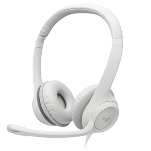 LOGITECH H390 USB Digital Headset - Off white – Headset / Microphone | ACP Online