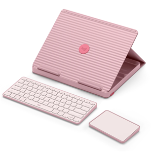 Logitech Casa Pop-Up Laptop Desk - Pink – Keyboards | ACP Online