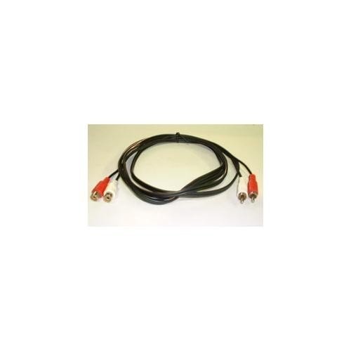 8Ware 2 x RCA Plug - 2 x RCA Socket Audio 2m Lead – Audio | ACP Online