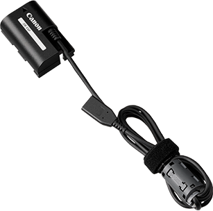 Canon DR-E6P DC Coupler for LP-E6P – Batteries & Chargers | ACP Online