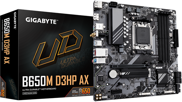 Gigabyte B650M D3HP AX DDR5 AM5 Motherboard – Motherboards | ACP Online