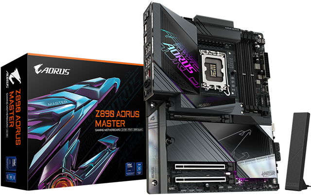 Gigabyte Z890 AORUS MASTER DDR5 ATX Motherboard – Motherboards | ACP Online