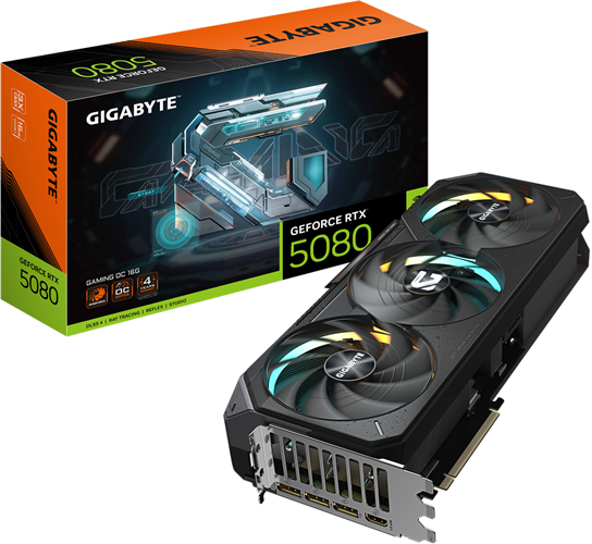 Gigabyte GV-N5080Gaming OC-16GD RTX5080 16GB GDDR6X PCIE Graphics Card – Graphics Cards | ACP Online