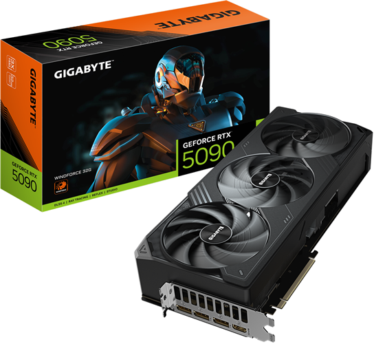 Gigabyte GV-N5090WF-32GD RTX5090 32GB GDDR6X PCIE Graphics Card – Graphics Cards | ACP Online