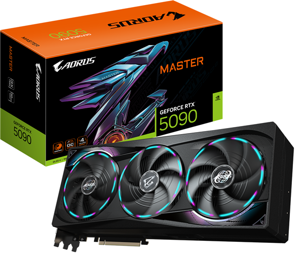 Gigabyte GV-N5090Aorus M-32GD RTX5090 32GB GDDR6X PCIE Graphics Card – Graphics Cards | ACP Online
