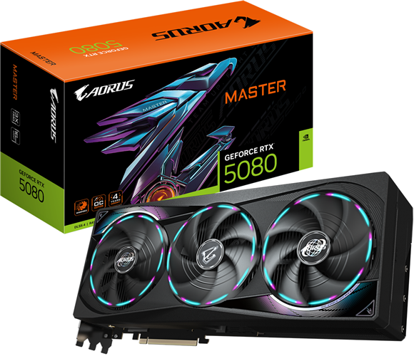 Gigabyte GV-N5080Aorus M-16GD RTX5080 16GB GDDR6X PCIE Graphics Card – Graphics Cards | ACP Online