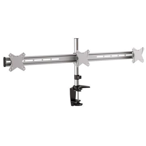 Brateck 3 Monitor LCD desktop mount – Audio | ACP Online