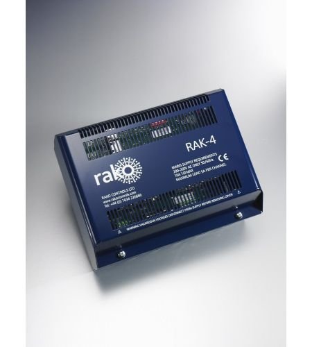 Rako 4 Channel, twin relay curtain and blind rack. – Automation | ACP Online