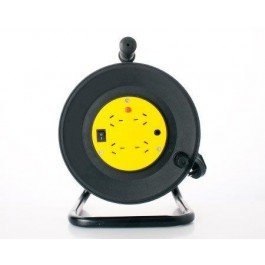 8ware Power Cable Extension Reel with 4 Way Socket Panel - 25m – Electrical | ACP Online