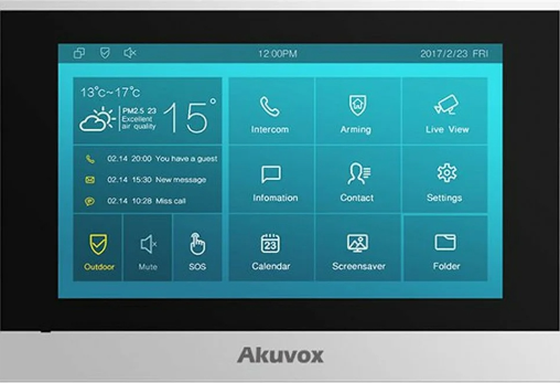 Akuvox AV-C313N Akuvox SIP 7" Video Internal Budget Touch Screen PoE – Akuvox Intercoms | ACP Online
