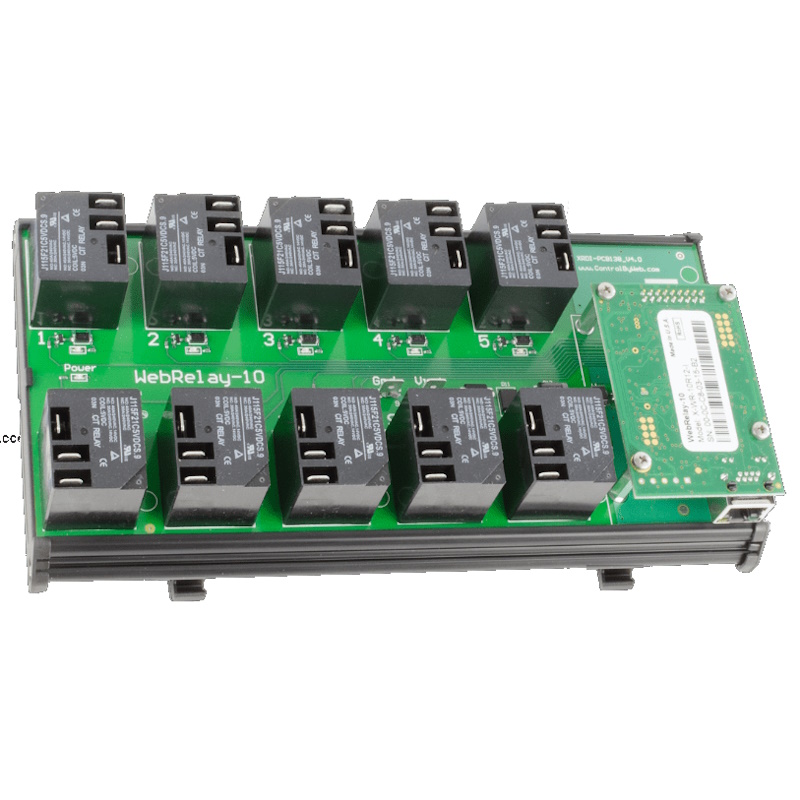 WebRelay-10 Industrial Plus 10SPDT Relays 2Inputs – Control by Web | ACP Online