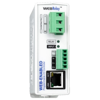 WebRelay 9-28Vdc 1 SPDT Relay Output 1 Input 3-12VIn – Control by Web | ACP Online