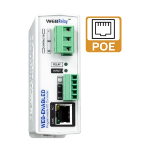 WebRelay PoE/9-28Vdc 1 SPDT Relay 1 Input – Control by Web | ACP Online
