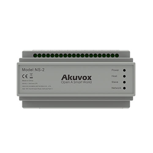Akuvox AV-NS-2 Akuvox SIP 6 x 2 wire Ports 1 Port RJ45 Network Switch – Akuvox Intercoms | ACP Online