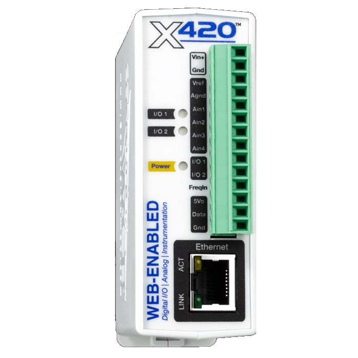 Web Enabled Instrumentation Grade data 4 analog 2 Digital – Control by Web | ACP Online