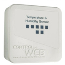 Digital Temperature & Humidity Sensor - Wall Mount – Control by Web | ACP Online
