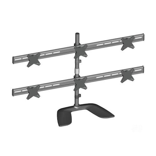Brateck Free Standing Six LCD MonitorsStand from 13-24'' – Audio | ACP Online