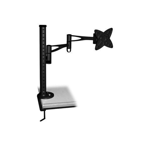 Brateck LCD Monitor Table Stand w/Arm & Desk Clamp Black VESA 75/100mm 15Kg – Audio | ACP Online