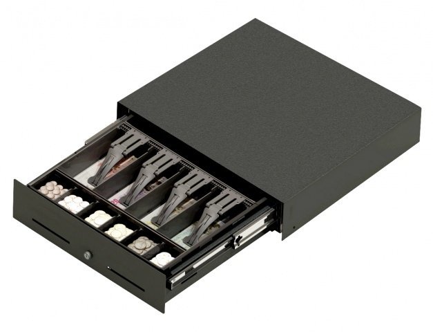 CASH BASES CASH DRAWER SL3000 NO INSERT 24V BLK – POS | ACP Online