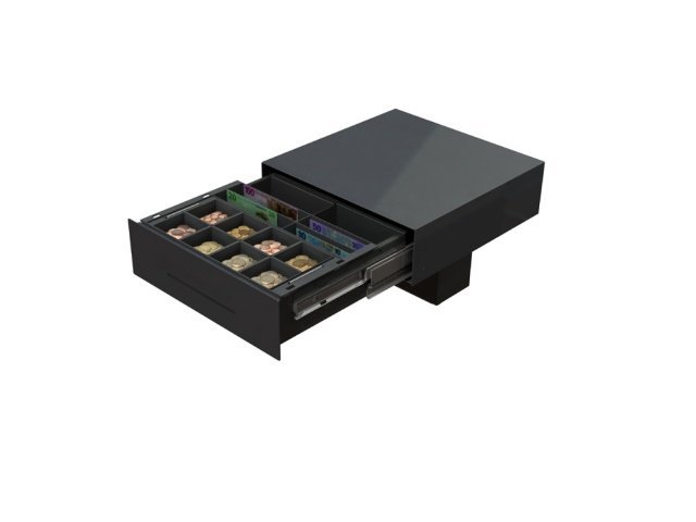 CASH BASES SLIDEOUT SECURE DROP BOX INT SKIM BLK – POS | ACP Online
