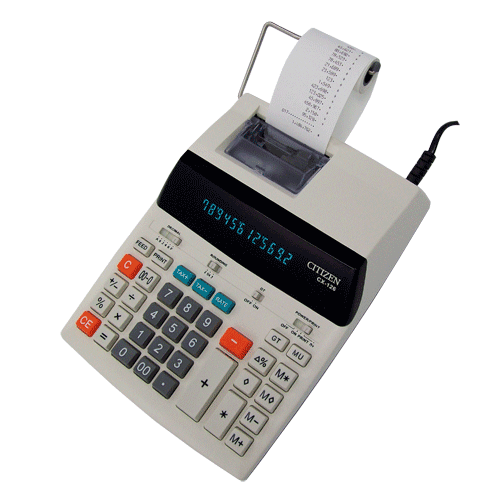 Citizen CX-126 Desktop Printing Calculator – POS | ACP Online