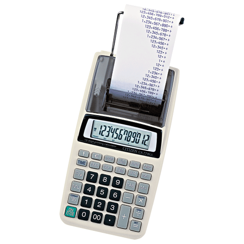 Citizen CX-77 Handheld Printing Calculator – POS | ACP Online