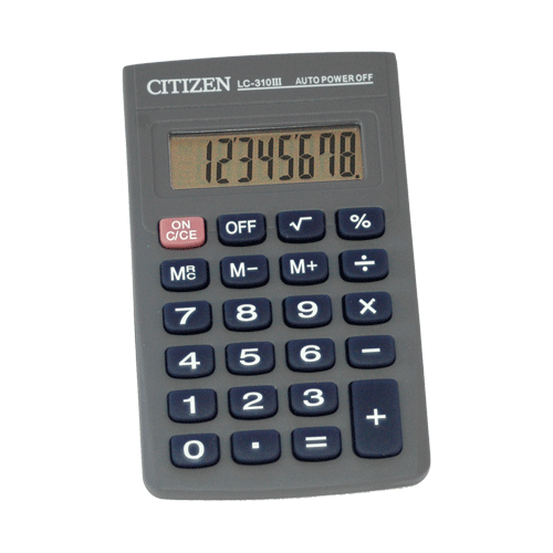 Citizen LC-310N Pocket Calculator – POS | ACP Online