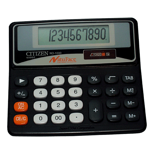 Citizen ND-1000 Natuface Desktop Calculator – POS | ACP Online