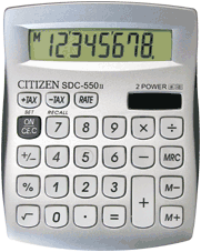 Citizen SDC-550DG Desktop Calculator – POS | ACP Online