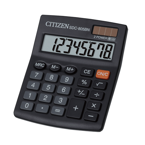 Citizen SDC-805II Desktop Calculator – POS | ACP Online