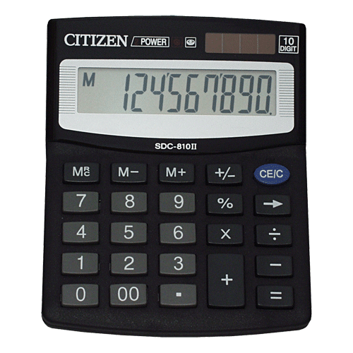 Citizen SDC-810 II Desktop Calculator – POS | ACP Online
