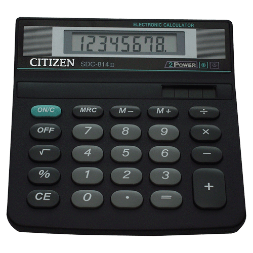 Citizen SDC-814NB II Desktop Calculator – POS | ACP Online