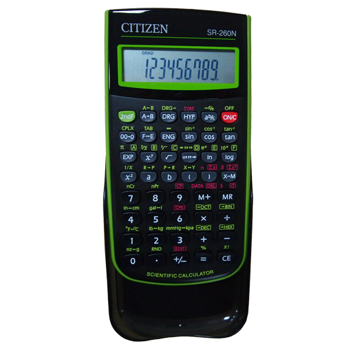 Citizen SR-260 Scientific Calculator – POS | ACP Online