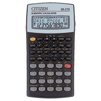 Citizen SR-275 Scientific Calculator – POS | ACP Online